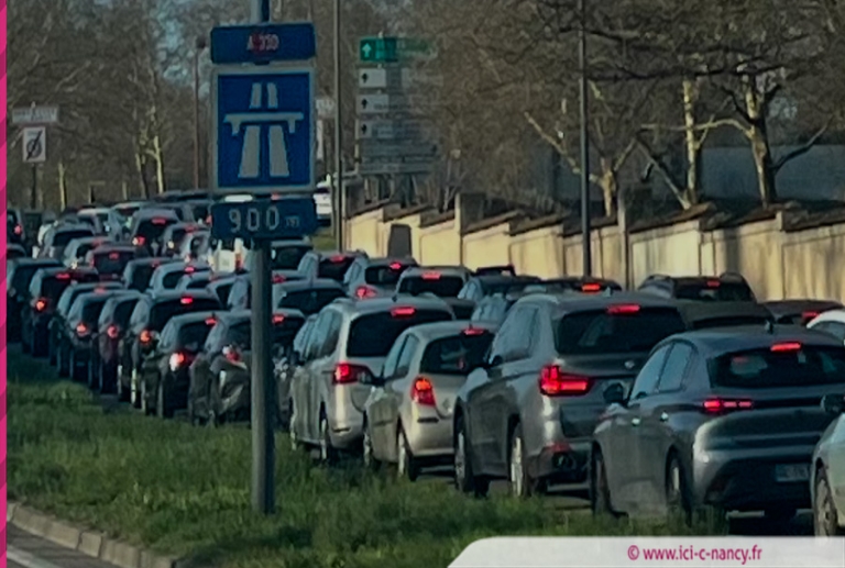 Trafic saturé : 116 heures perdues par an pour les automobilistes nancéiens selon l'étude de TomTom Traffic Index
