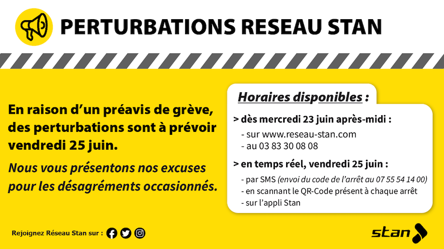 ecran annonce greve 25.06 01