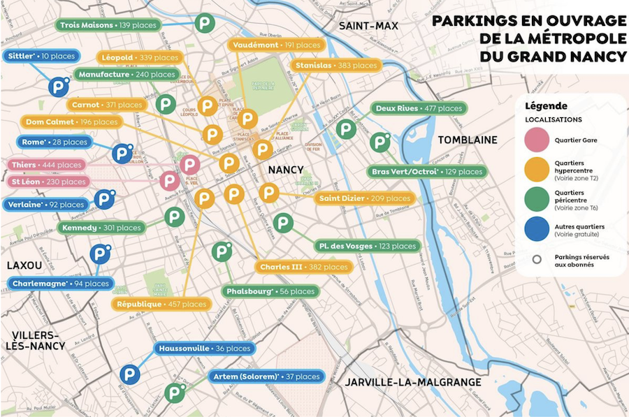 parking metropole nancy