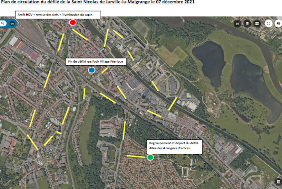 Parcours jarville la Malgrange